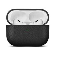 WOOLNUT LEATHER CASE FOR AIRPODS PRO (2ND GEN) BLA