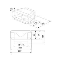 ODVOD PAR FABER NABER 112.0711.855 RACCORDO ROT/RE