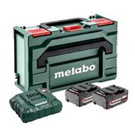 METABO BASIC-SET 2 X 4.0 AH + ML               , 6