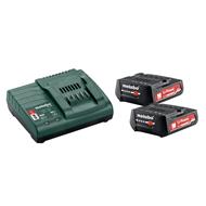 METABO BASIC-SET 12V 2 X 2,0 AH                , 6