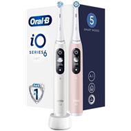 ORAL-B IO6 SERIES DUO PACK WHITE/PINK