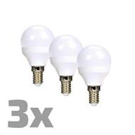 SOLIGHT LED 6W, E14, 3000K, 450LM, BIELE, 3KS