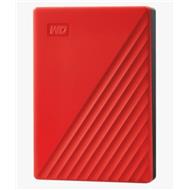 WD MY PASSPORT 4TB ČERVENÝ, WDBPKJ0040BRD-WESN