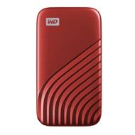WD MY PASSPORT SSD 1TB ČERVENÁ, WDBAGF0010BRD-WESN