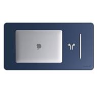 SATECHI ECO LEATHER DESK MAT BLUE, ST-LDMB