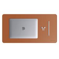 SATECHI ECO LEATHER DESK MAT BROWN, ST-LDMN
