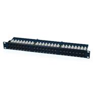 OXNET 19" PATCH PANEL 48PORT, ECPTB48-UKR-CEC/BK