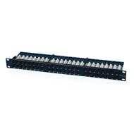 OXNET 19" PATCH PANEL 48PORT, ECPTB48-UKR-C6C/BK