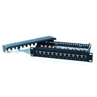 OXNET 10" PATCH PANEL 12PORT, ECTPS12-KR-C6C/BK