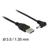 DELOCK CABLE USB POWER > DC 3.5 X 1.35 MM MALE 90°