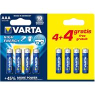 VARTA LR03 4+4BP AAA LONGLIFE POWER ALK 