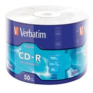 VERBATIM CD-R 700MB, 52X, 43787