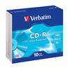 VERBATIM CD-R 700MB, 52X, 10 KS, 43415