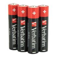 VERBATIM ALKALICKÉ AAA, 4 PACK - SHRINK, LR3,49500