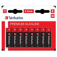 VERBATIM ALKALICKÉ AA,  8 PACK , LR6, 49503