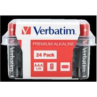 VERBATIM  ALKALICKÁ  AAA 24 PACK / LR03, 49504