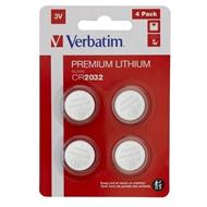 VERBATIM LITHIUM BATERIE CR2032 3V 4KS, 49533