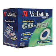 VERBATIM CD-RW 10PACK