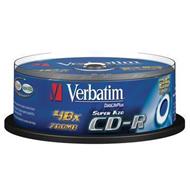 VERBATIM CD-R SUPER AZO SPINDLE CRYSTAL 25 PACK
