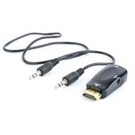 C-TECH HDMI NA VGA + AUDIO, CB-AD-HDMI-VGA