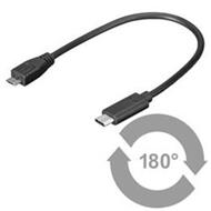REDUKCIA USB 3.1 C/MALE - USB 2.0 MICRO-B/MALE