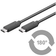 KÁBEL USB 3.1 C/MALE - USB 3.1 C/MALE 0,5M