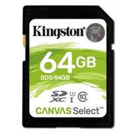 KINGSTON 64GB SDXC, 0740617297973