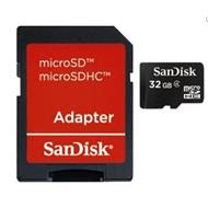 SANDISK MICROSDHC 32GB + ADAPTÉR,SDSDQB-032G-B35