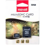 MAXELL MICROSDHC 32GB CLASS 10 + ADAPTER 854718