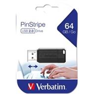 VERBATIM STORE N GO PINSTRIPE 64GB 49065