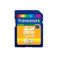 TRANSCEND 8GB SDHC, SD 2.0 CLASS 4