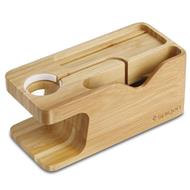 SPIGEN S370 APPLE WATCH + PHONE WOOD STAND 