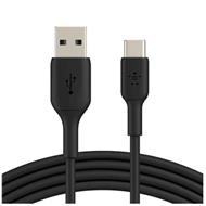 BELKIN KÁBEL USB-A - USB-C 3M BLACK, CAB001BT3MBK