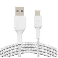 BELKIN KÁBEL USB-A TO USB-C 3M, WHITE, CAB002BT3MW
