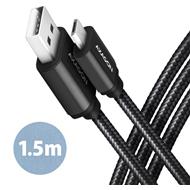 AXAGON MICRO USB <-> USB 2.0, 1,5M, BUMM-AM15AB